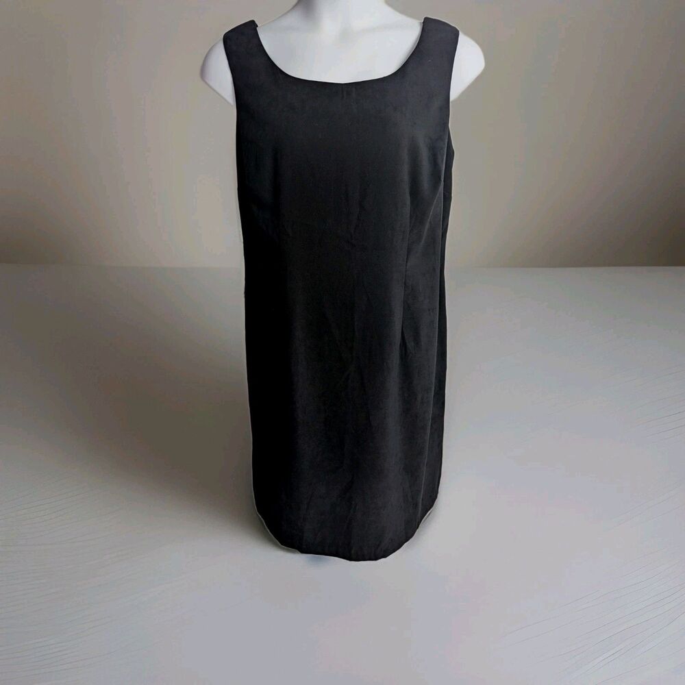 Scarlett Black Sleeveless Knee-Length Sheath Dress 16W